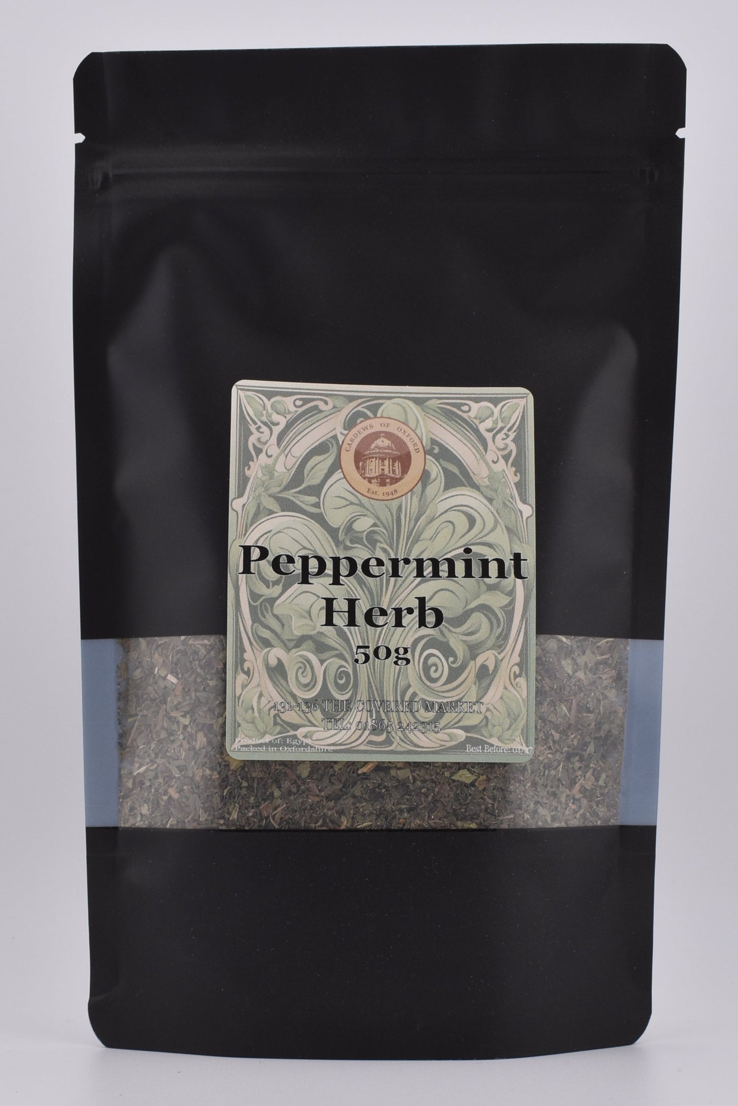 Peppermint 50g Herb Pouch