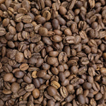 Close-up of roasted coffee beans