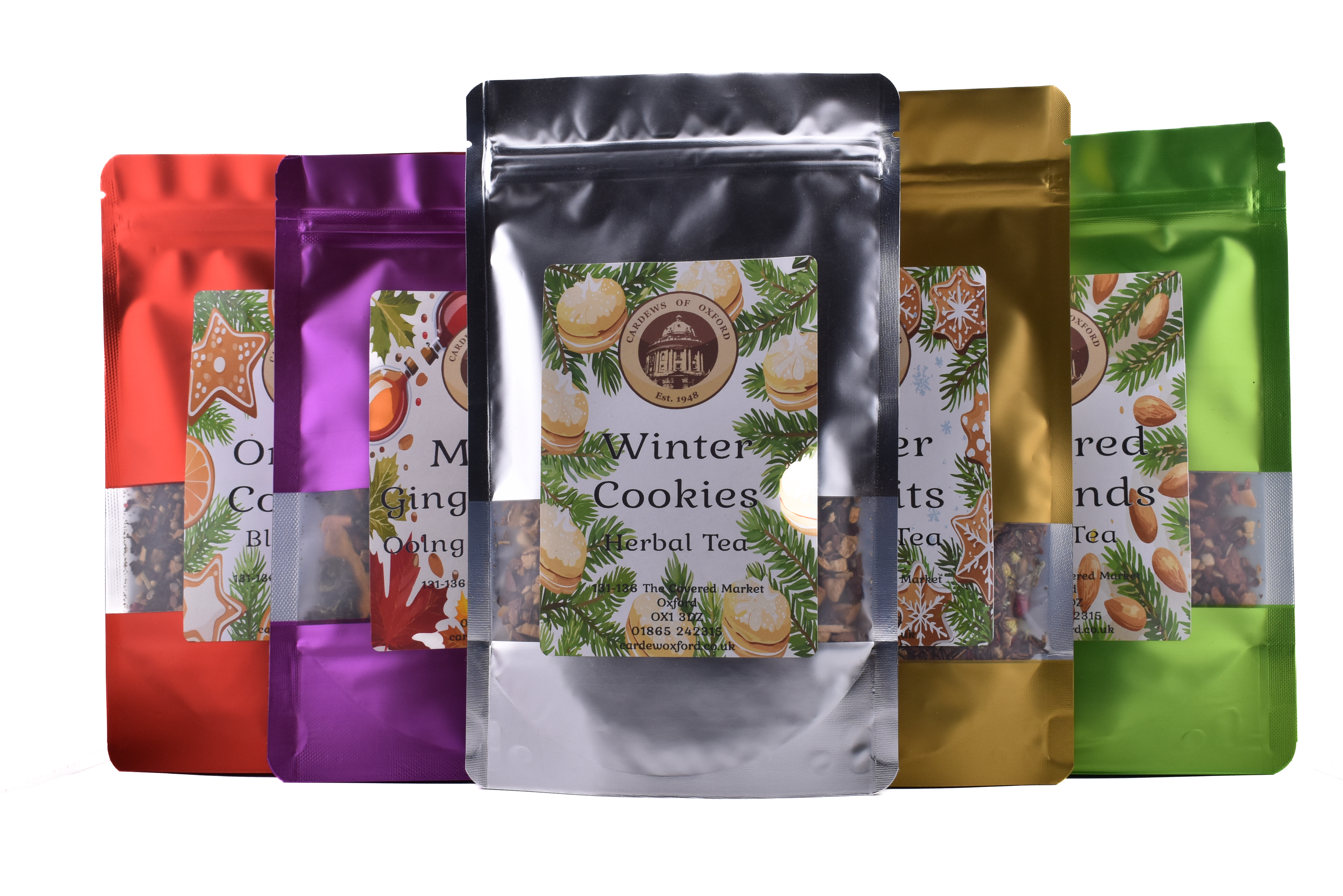 Christmas Tea Pouches