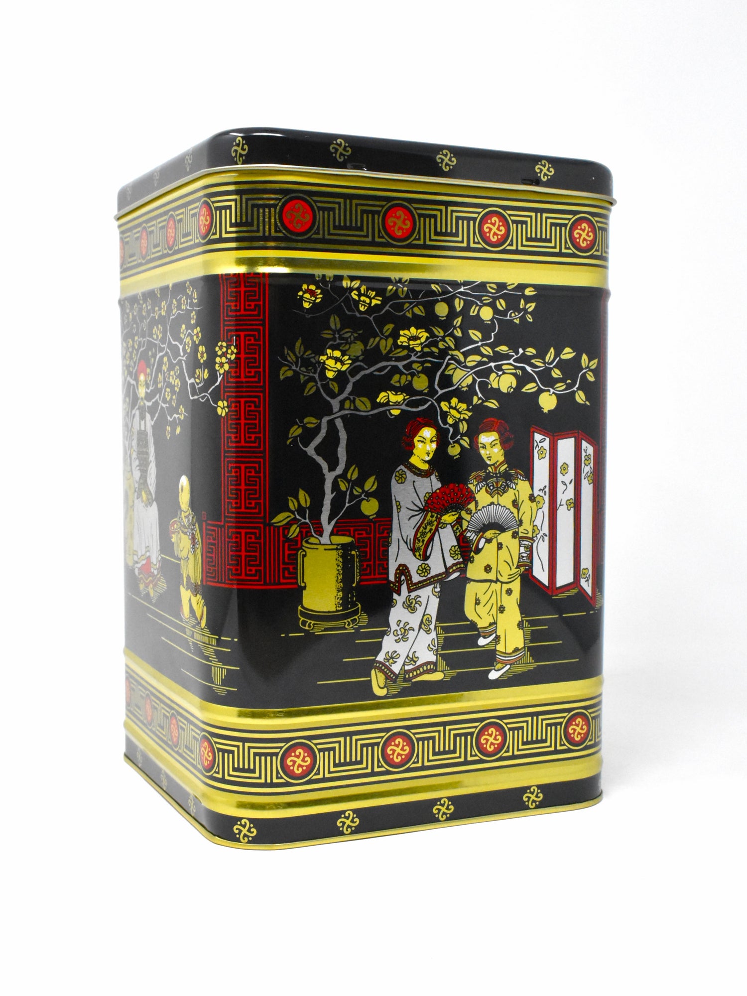 Vintage Black Japanese Caddies