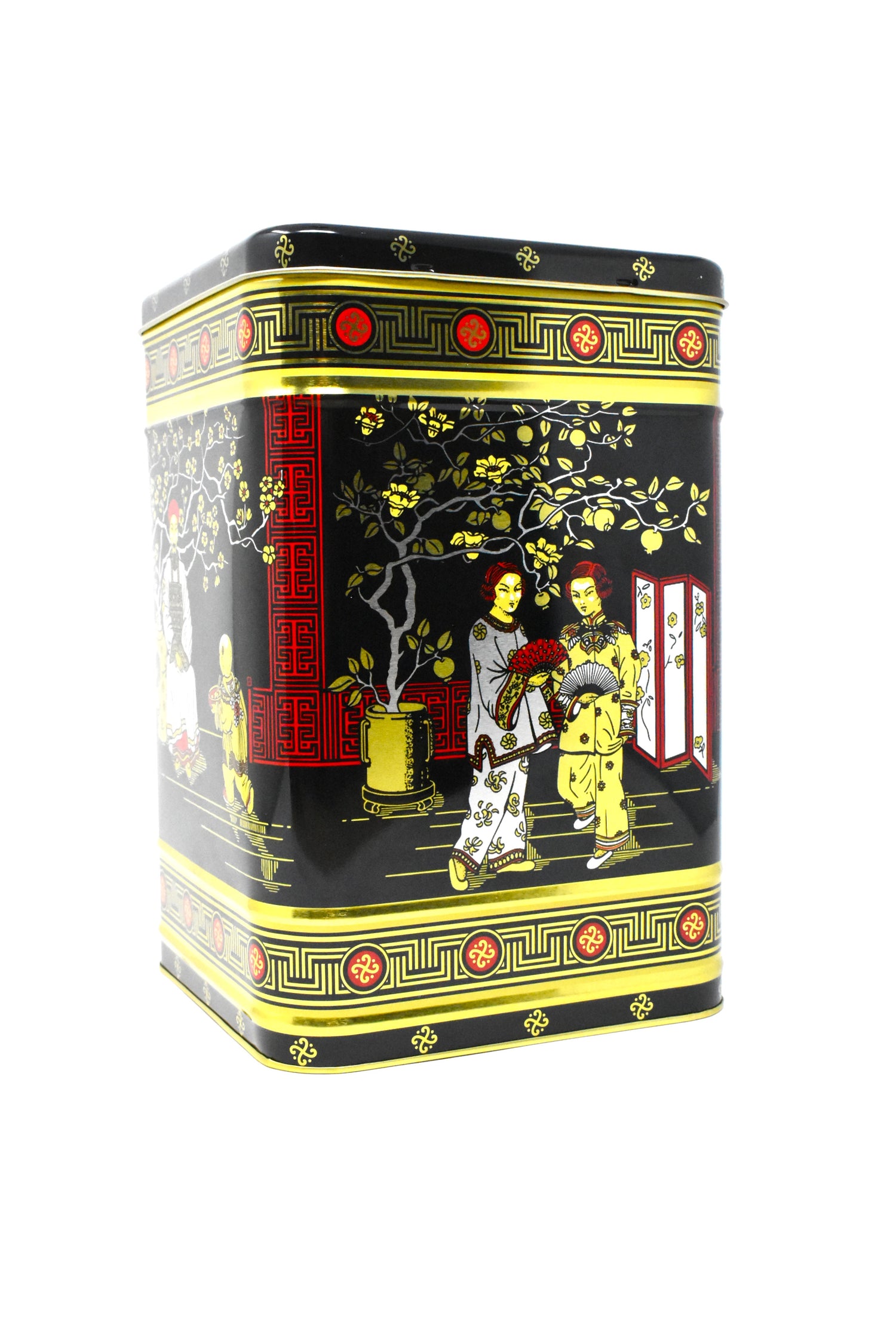Vintage Black Japanese Caddies