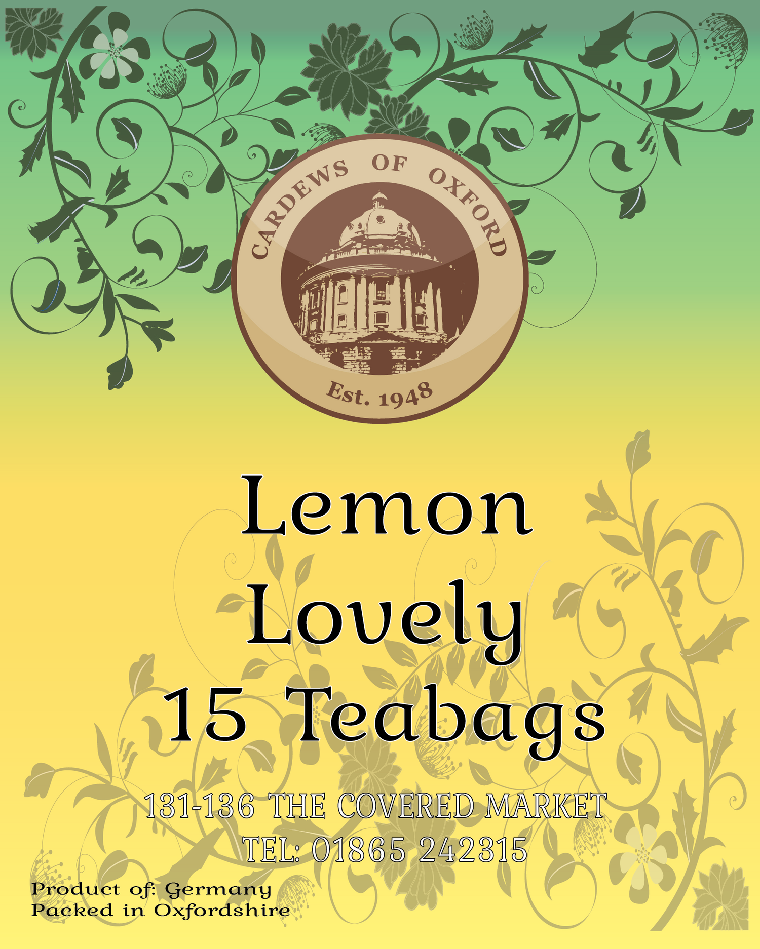 Lemon Lovely 15 Teabags