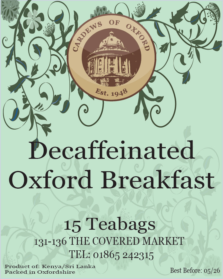 Decaffeinated Oxford Breakfast 15 Teabags