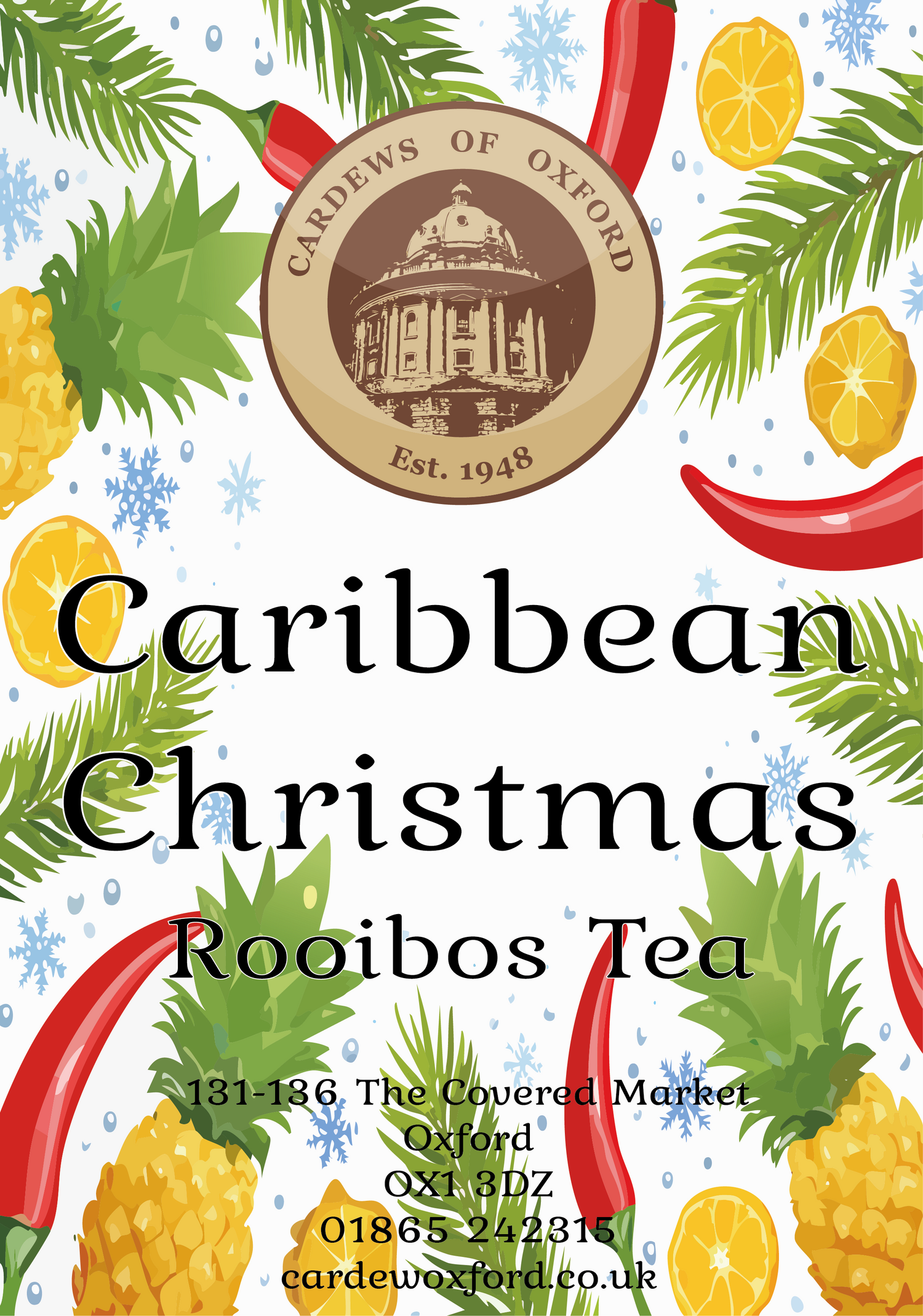 Hot pineapple Caribbean Christmas 100gm