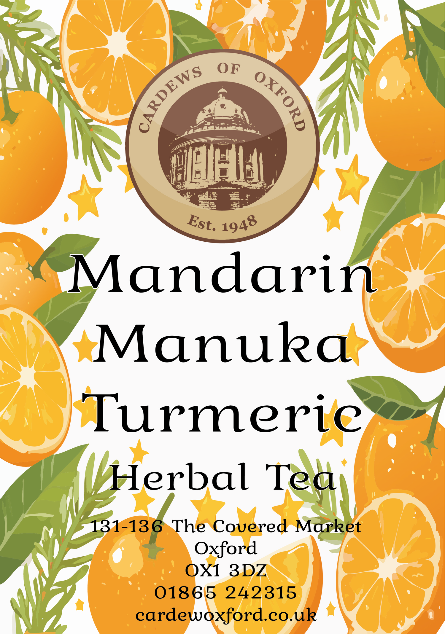 Mandarin Manuka Turmeric 100gm