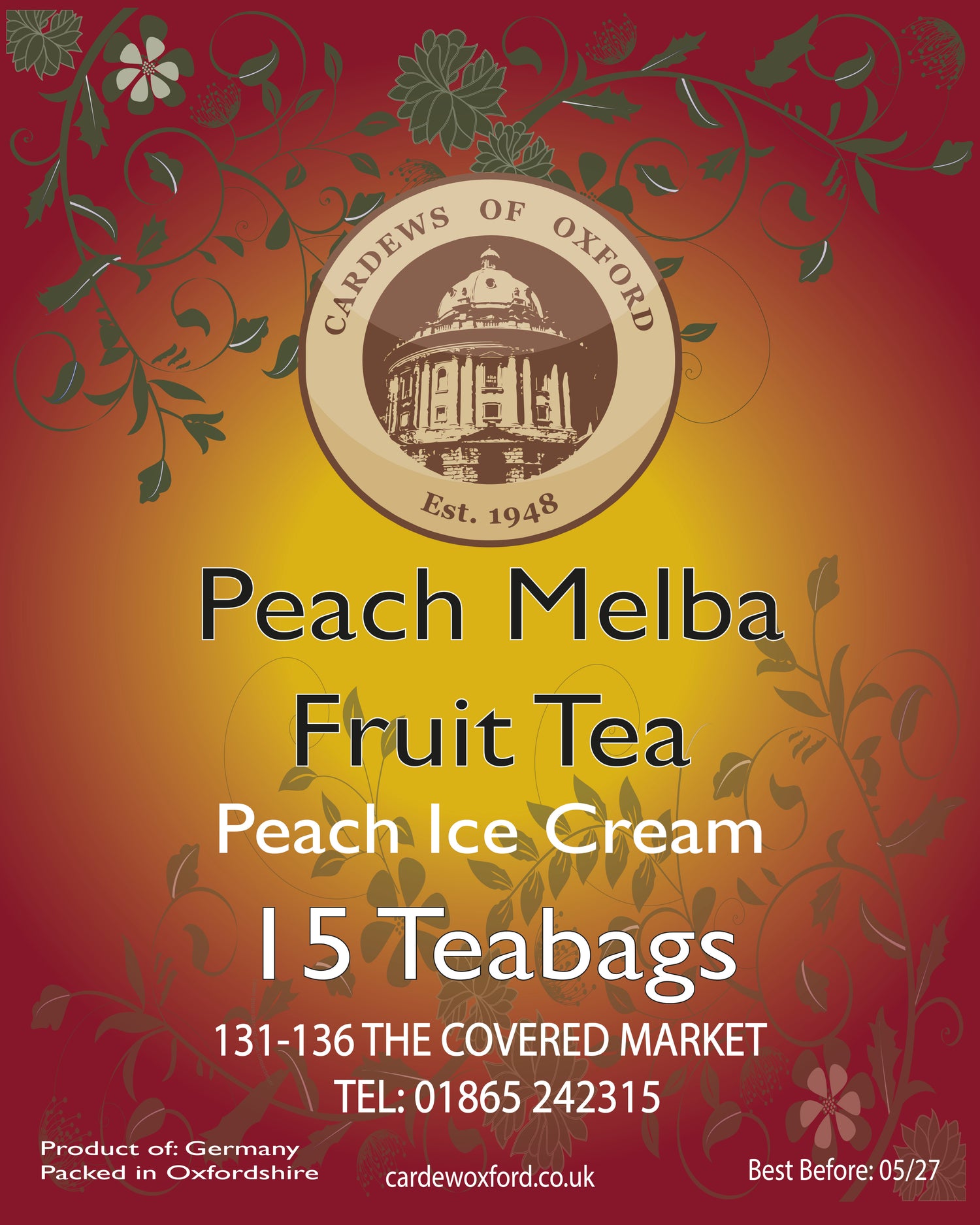 Peach Melba 15 Teabags