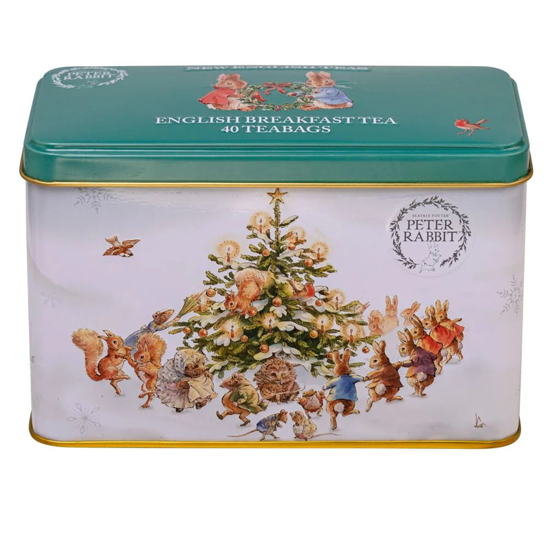 Peter Rabbit & Friends at Christmas Tin 40 English Breakfast Teabags