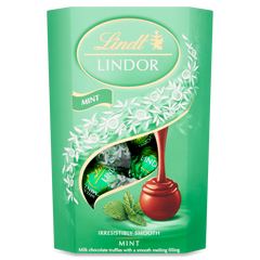 Lindt Lindor Cornet Milk Chocolate Mint - 200g