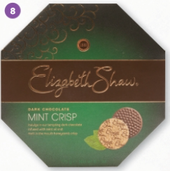 Elizabeth Shaw Dark Chocolate Mint Crisps - 175g