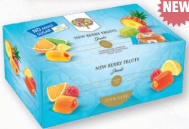 New Berry Fruits, Jewels - No Added Sugar - 300g