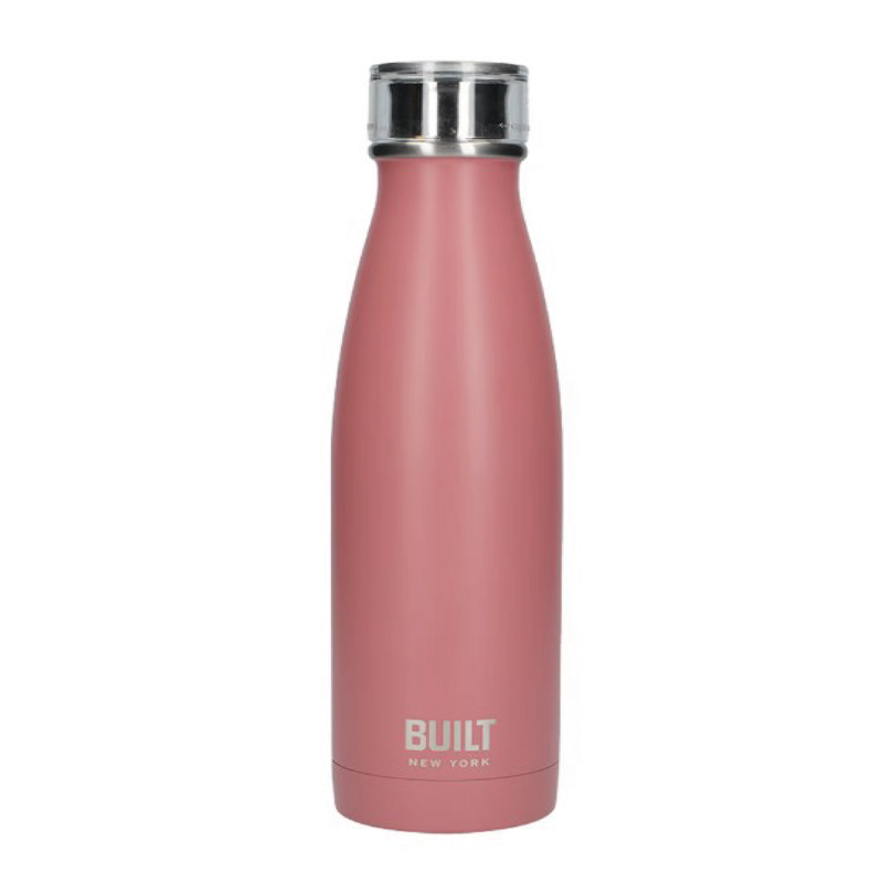 Pink Built 500ml Double Walled Stainless Steel Water Bottle