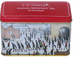 The Lowry Tea Tin With 40 English Breakfast Teabags