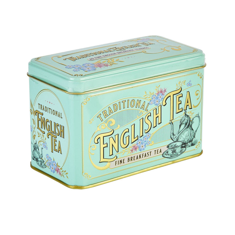 Vintage Victorian Tea Caddy, 40 English Breakfast Teabags